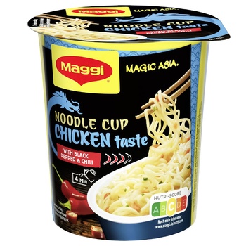 Вермішель Maggi Magic Asia зі смаком гострої курки швидкого приготування 63г