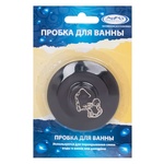 Пробка Arino для раковини чорна 7,8/5см