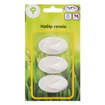 Набор крючков Arino белых 3шт