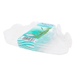 Полочка Arino Aqualine White угловая 23х15х3,2