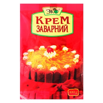 Крем Еко заварний сухий 100г - купити, ціни на Auchan - фото 1