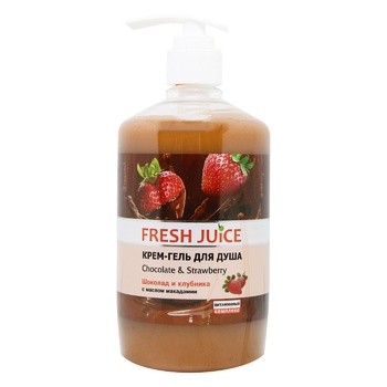 Fresh Juice Chocolate & Strawberry Cream Shower Gel 750ml - buy, prices for MegaMarket - photo 2