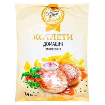 Domashnia Robota Homemade Frozen Cutlets 1kg - buy, prices for Tavria V - photo 1