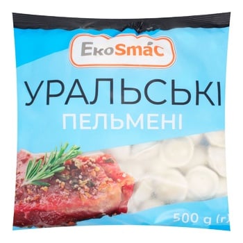 Пельмені EkoSmaC Уральские 500г - купить, цены на ЕКО Маркет - фото 1