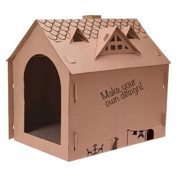 Cardboard House for Cats 48x44x36cm - buy, prices for Tavria V - photo 1