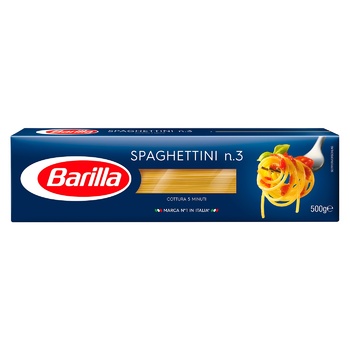 Макаронні вироби Barilla Спагеттіні №3 500г - купити, ціни на Метро - фото 2
