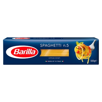Макаронные изделия Barilla Spaghetti №5 500г - купить, цены на Метро - фото 2
