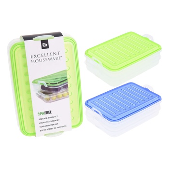 Excellent Houseware Food Container Set 2pcs - buy, prices for - photo 1