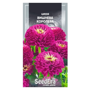 Seedera Zinnia Cherry Queen Seed 0.5g - buy, prices for Tavria V - photo 1