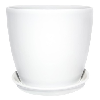 Shynkar Sonet Premium White Ceramic Pot 20x20x4 - buy, prices for - photo 1