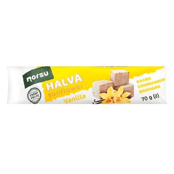 Norsu Vanilla Sunflower Halva 70g - buy, prices for Tavria V - photo 1