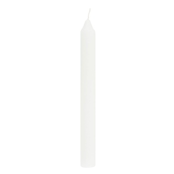 Decorative White Candle №9 18cm - buy, prices for COSMOS - photo 1