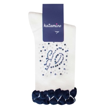 Шкарпетки дитячі Katamino для дівчаток р.31-33 - купити, ціни на КОСМОС - фото 3
