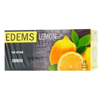 Еdems Lemon Black Tea 2g*25pcs - buy, prices for EKO Market - photo 1