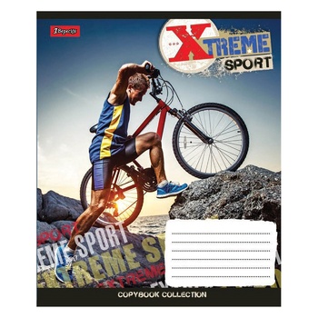 1Veresnya Extreme Sports Checkered Notebook A5 48 sheets