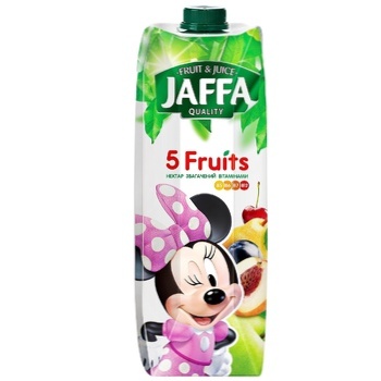 Нектар из смеси фруктов обогащенный витаминами Jaffa "5 Фруктов" 0,95л - купить, цены на КОСМОС - фото 1