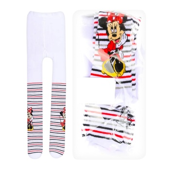 Disney Minnie Mouse Children's Tights s.92-98 White