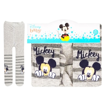 Disney Minnie Mouse Children's Tights s.68-80 Grey