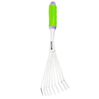 Palisad Fan 9-tooth Rake Rubberized Handle