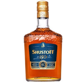 Shustoff  150 Brandy Ordinary 40% 0.5l - buy, prices for NOVUS - photo 1