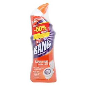 Cillit Bang Original + Citrus Strength Toilet Cleaner 2*750ml - buy, prices for Auchan - photo 2