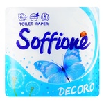 Toilet paper Soffione Decoro 2 ply 4 pcs