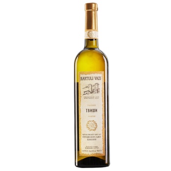 Kartauli Vazi Tvishi White Semisweet Wine 10.5% 0.75l - buy, prices for Auchan - photo 1