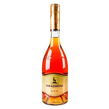 Sarajishvili 3 Years Brandy 40% 0.5l