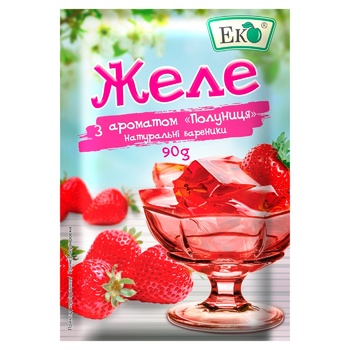 Eko Strawberry Jelly 90g