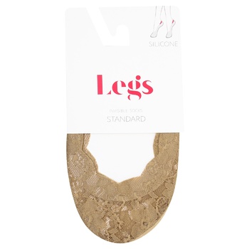 Сліди Legs жіночі Laser Cut Lace р.36-40 Naturale - купити, ціни на  - фото 1