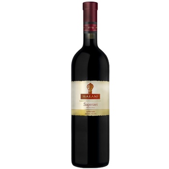 Marani Saperavi Red Dry Wine 13.5% 0.75l - buy, prices for NOVUS - photo 1