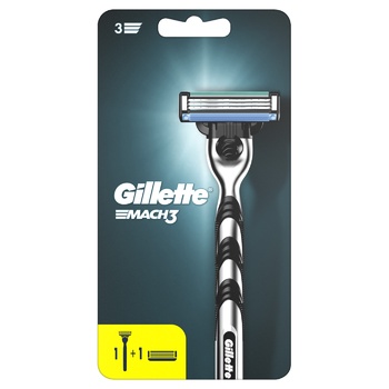 Gillette Mach3 With 2 Replaceable Cartridges Razor - buy, prices for ULTRAMARKET - photo 2