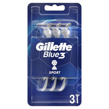 Бритвы Gillette Blue3 Comfort одноразовые 3шт - купить, цены на МегаМаркет - фото 1