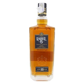 Label 5 12yo Whisky 40% 0.7l - buy, prices for ULTRAMARKET - photo 2