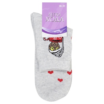 Lehka Khoda Women's Socks Silver Melange 25s - buy, prices for Auchan - photo 1