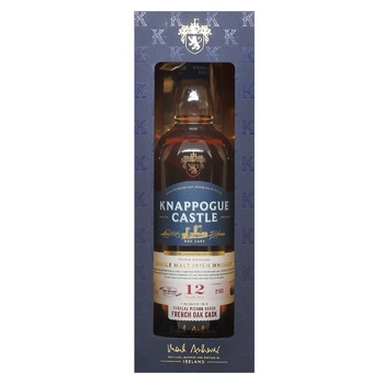 Виски Knappogue Castle French Oak Cask 12 лет 46% 0,7л - купить, цены на WINETIME - фото 2