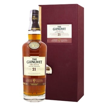 Віскі The Glenlivet 21 років 40% 0,7л - купити, ціни на - фото 1