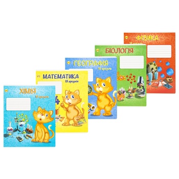 Tetrada Mix Subject Notebook 18 sheets - buy, prices for ULTRAMARKET - photo 1