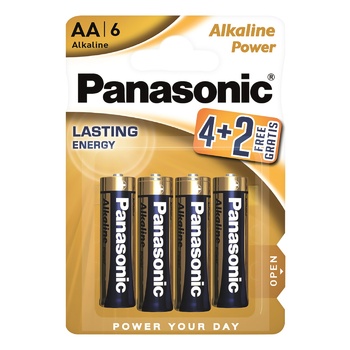 Panasonic Battery AA 6pcs - buy, prices for Auchan - photo 1