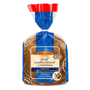 Kyivkhlib Baltic Half Sliced Bread with Seeds 325g - buy, prices for Auchan - photo 1