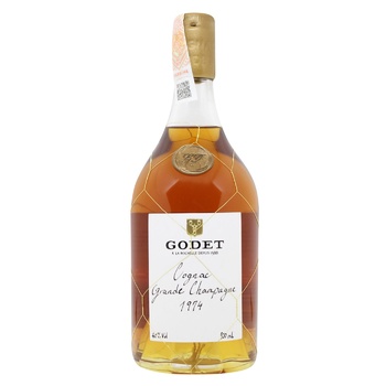 Коньяк Godet Grande Champagne 1974 40% 0,7л - купити, ціни на WINETIME - фото 3