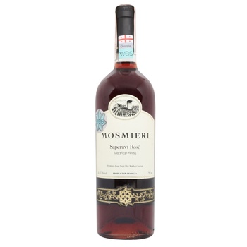 Mosmieri Saperavi Rose Semidry Wine 13% 0.75l - buy, prices for WINETIME - photo 1