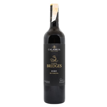 Three Bridges Durif Red Dry Wine 14.5% 0.75l - buy, prices for WINETIME - photo 1