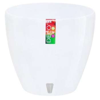 Santino Deco Twin White Vase 17cm - buy, prices for Auchan - photo 1