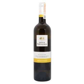 Вино Cavino Mega Spileo Moschato белое сухое 13% 0,75л - купить, цены на WINETIME - фото 1