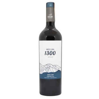 Вино Andeluna 1300 Merlot червоне сухе 15% 0,75л - купити, ціни на WINETIME - фото 1