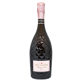 Вино ігристе Pere Ventura Vintage Rose Gran Reserva рожеве брют 12% 0,75л - купити, ціни на WINETIME - фото 3