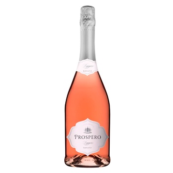 Вино игристое Prospero Rose Leggero Secco розовое сухое 11,5% 0,75л