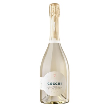 Вино игристое Cocchi Piemonte DOC Chardonnay белое брют 12% 0,75л - купить, цены на WINETIME - фото 1