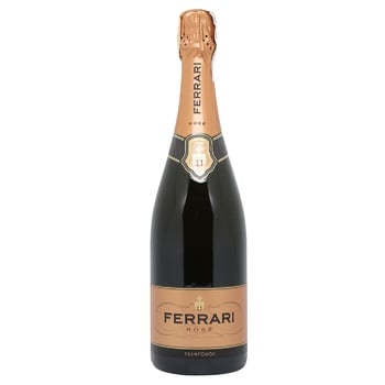 Ferrari Rose Rose Brut Sparkling Wine 12.5% 0.75l - buy, prices for - photo 1